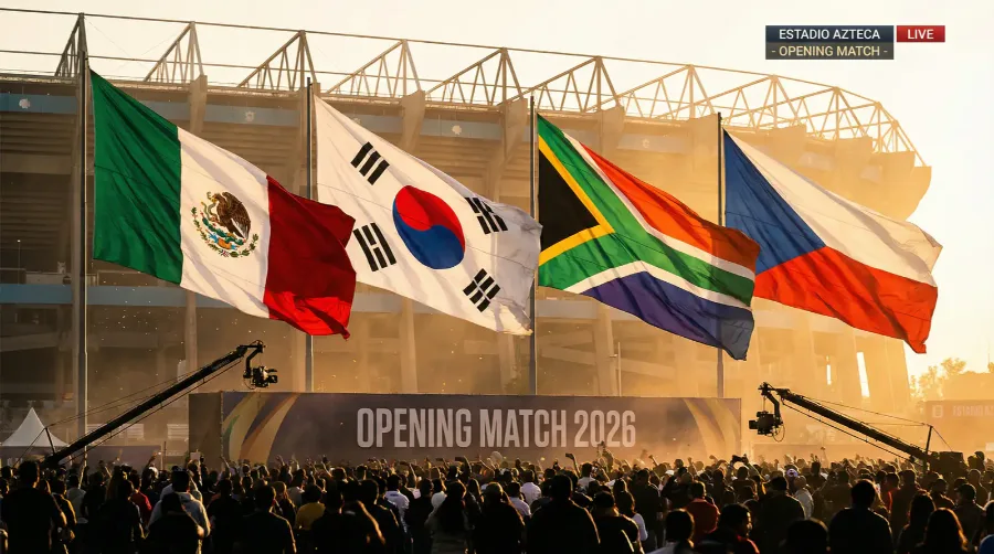 WM 2026 Gruppe A mit Mexiko, Südkorea, Südafrika und Tschechien
