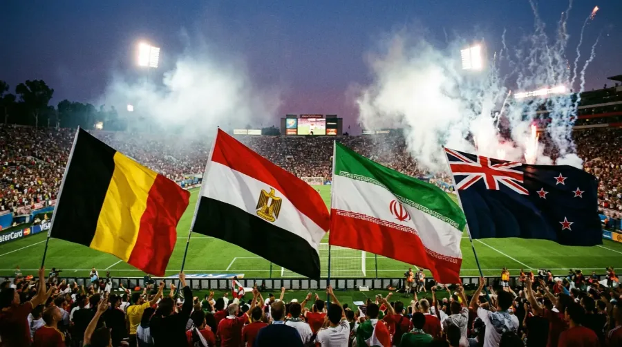 WM 2026 Gruppe G mit Belgien, Ägypten, Iran und Neuseeland