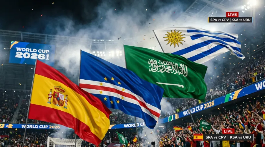 WM 2026 Gruppe H mit Spanien, Cabo Verde, Saudi-Arabien und Uruguay